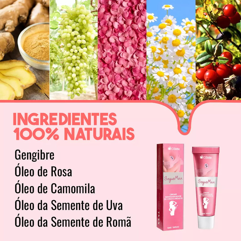 Creme Crescimento para Seios - SeyusMax